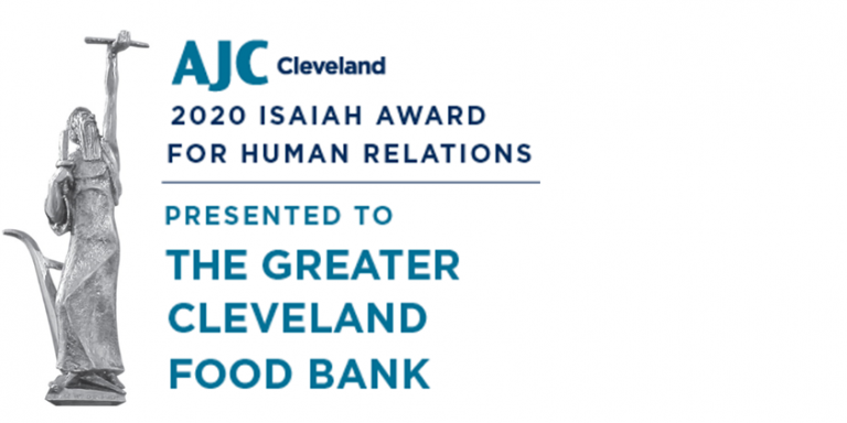 AJC Cleveland's 2020 Isaiah Award for Human Relations presented to Greater Cleveland Food Bank